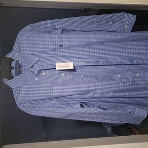 POLO RALPH LAUREN mens stretch dress shirt with Signature Horse.